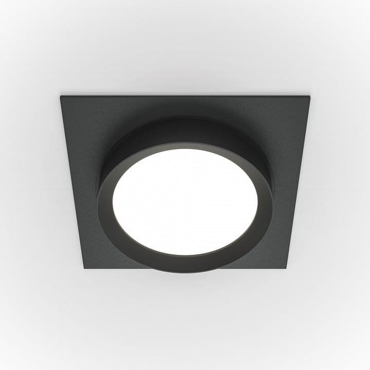 Встраиваемый светильник Maytoni Technical Обруч DL086-GX53-SQ-B