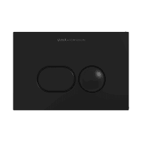 Клавиша смыва Vitra Liquid 740-2101 черная глянцевая