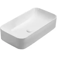 Раковина-чаша CeramaLux 78576 70,5x38 см, накладная, белый