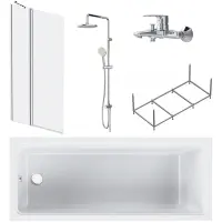 Акриловая ванна 170x70 см Am.Pm Gem W90ASET-170D3W5