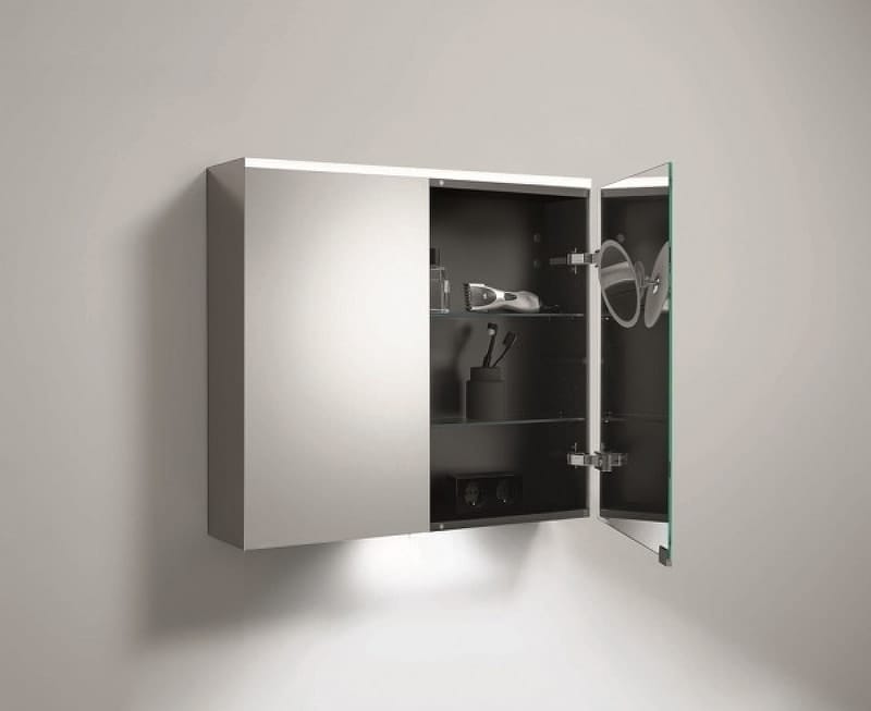 Зеркальный шкаф Burgbad Eqio 90 SPGT090F2010 с подсветкой