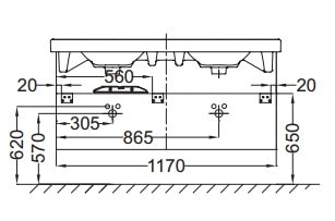 Тумба под раковину Jacob Delafon Odeon Up 117 EB892-N14 серый