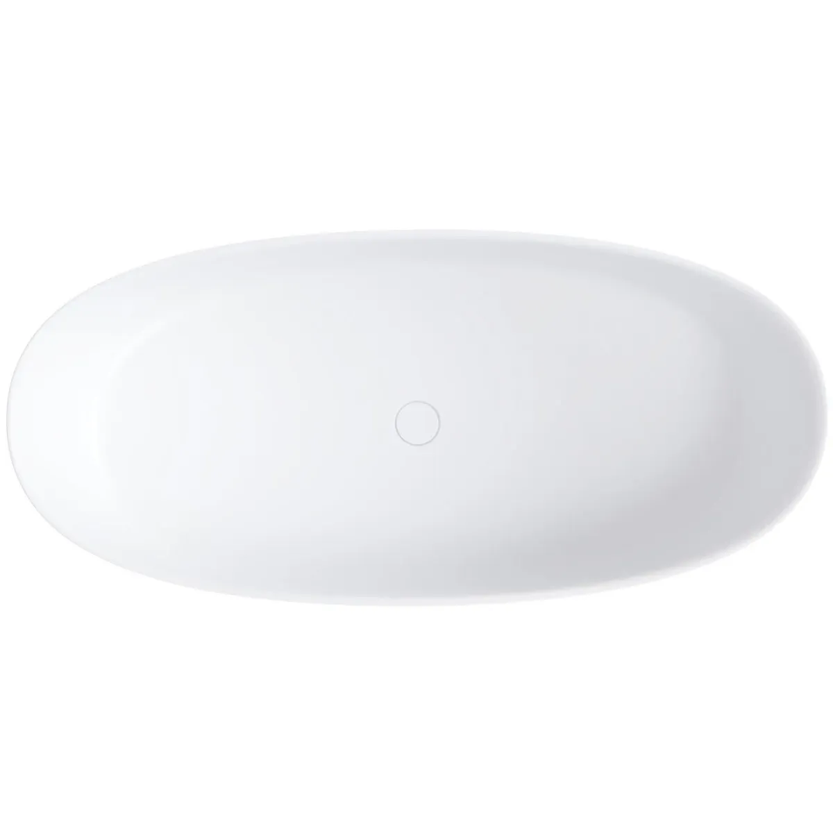 Ванна из литьевого мрамора Omnires Neo NEO158WWBM 157,5x72 см, отдельностоящая, белый матовый