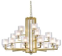 Подвесная люстра Newport ALEXANDRA 4412+6+3/C mat.gold