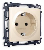 Розетка с заземлением без рамки Ambrella Volt Quant MA326010