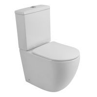 Унитаз-компакт безободковый BelBagno AMANDA BB051CPR с сиденьем BB051-2SC