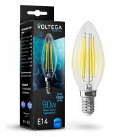 Лампа светодиодная Voltega свеча (Candle) 9Вт графеновая серия (Graphene) E14 7Вт 4000K 7135