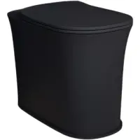 Унитаз приставной Kerasan The New Yorker 561831 черный матовый