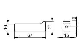 Крючок для ванной Keuco Edition 11 11116210000 нержавеющая сталь