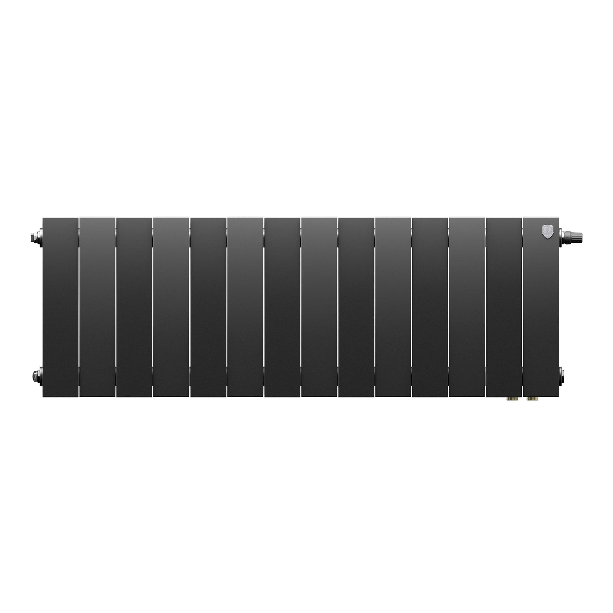 Радиатор биметаллический Royal Thermo PianoForte 300 Чёрный VR80 - 14 секц.