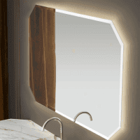 Зеркало Milldue Crystal 108х88 7798.LED