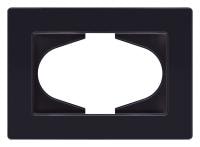Рамка для двойной розетки Kollinger Eleganz Acryl EA120BK