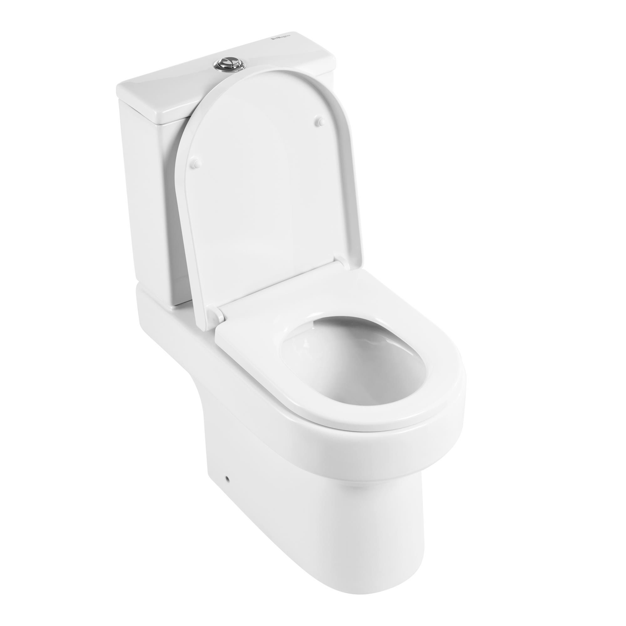 Унитаз-компакт безободковый BelBagno NORMA BB339CPR с сиденьем BB865SC
