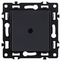 Розетка для вывод кабеля без рамки Kollinger Asthetik AS-708BK