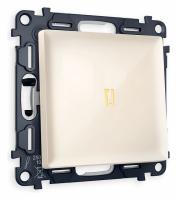 Выключатель проходной одноклавишный с подсветкой Ambrella Volt Quant MA302030