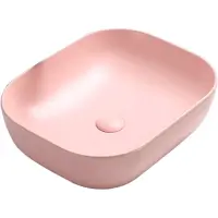 Раковина-чаша CeramaLux 78104MP-3 50,5x40,5 см, накладная, розовый матовый