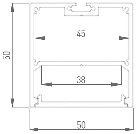 Профиль накладной DesignLed LS 00-00004772