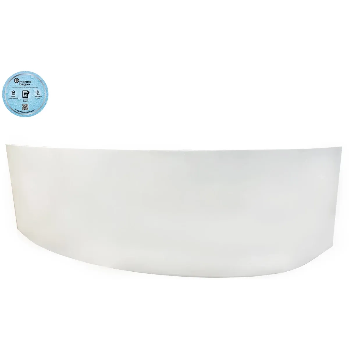 Фронтальная панель 170 L Marmo Bagno Турин MB-TRE-L