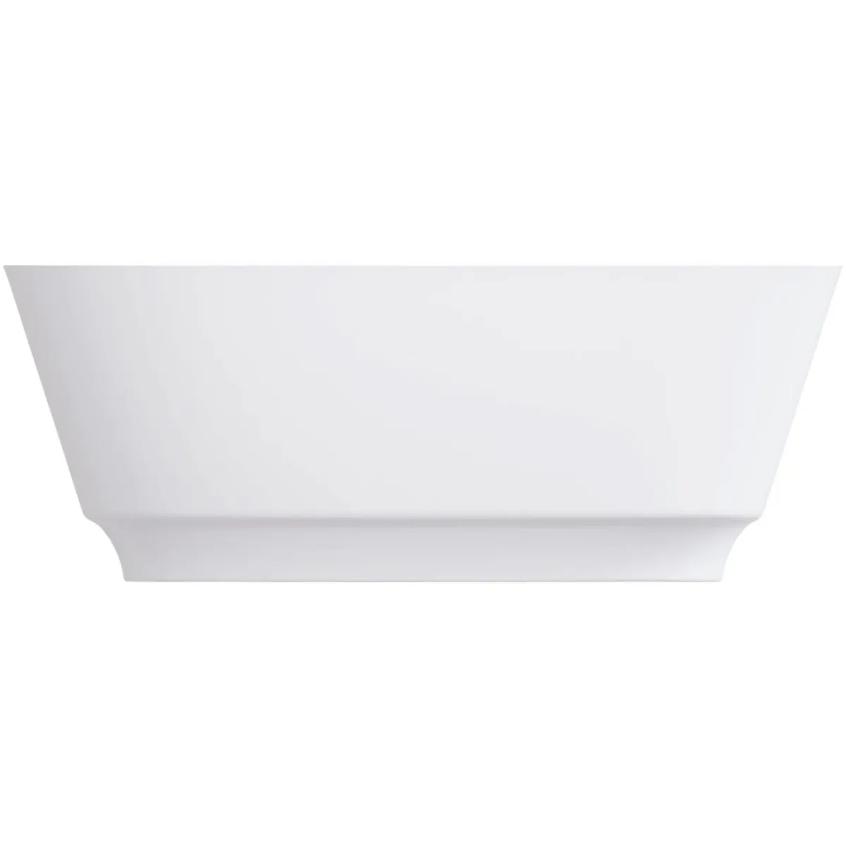 Ванна из литьевого мрамора Omnires Neo NEO158WWBM 157,5x72 см, отдельностоящая, белый матовый