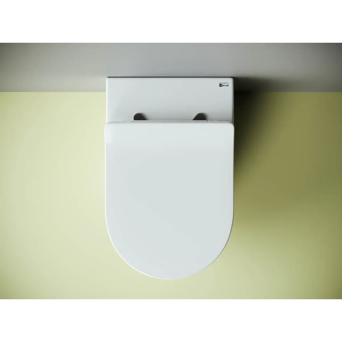 Приставной безободковый унитаз с сиденьем микролифт Ceramica Nova Metropol CN4004
