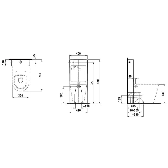 Бачок для унитаза Laufen Kartell 8.2866.1.000.981.1