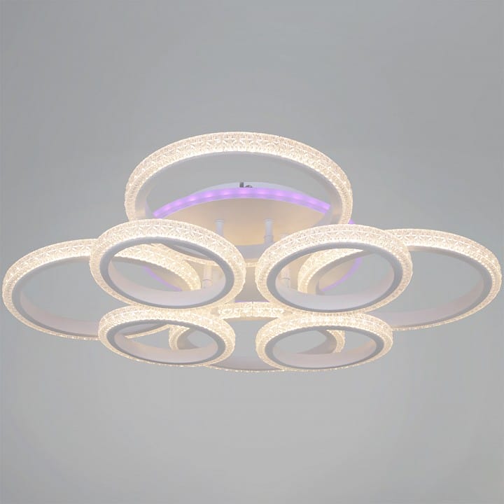 Потолочная люстра Reluce 06333 06333-0.3-4+4A WH (RGB)