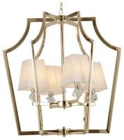 Подвесная люстра LUMINA DECO Montero LDP 1249-4 GD+WT