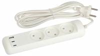Удлинитель Эра  U-3-3m-USB-W