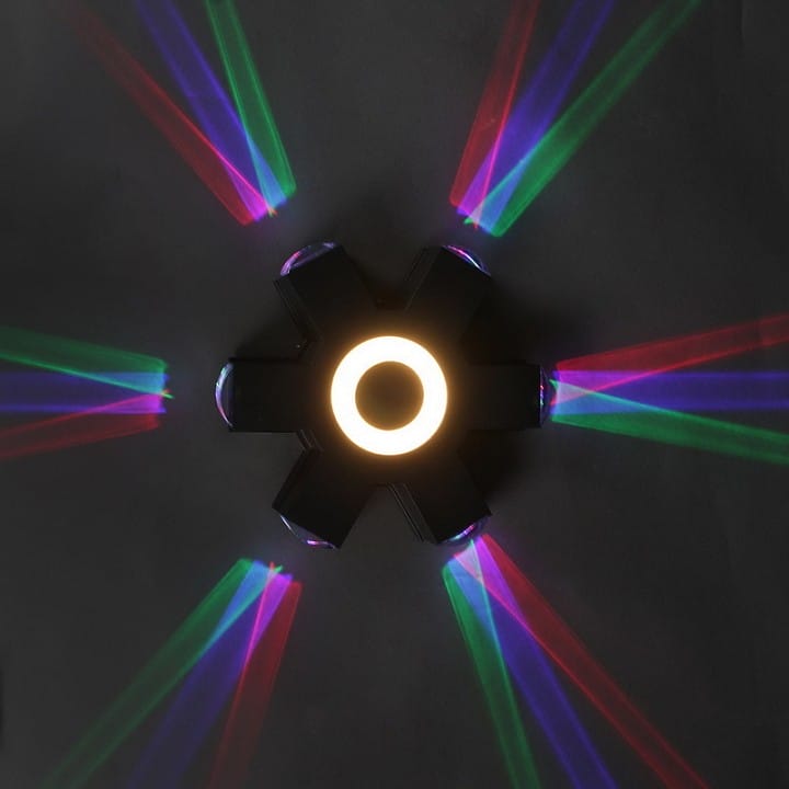 Накладной светильник Reluce  08231-9.2-007U LED4W+6*3W RGB BK