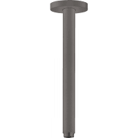 Потолочное подсоединение hansgrohe S 27389340 300 мм шлифованный черный хром