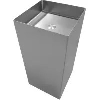 Раковина Abber Wasser Kreis AF2413SP 39,6x39,6 см, напольная, сатин