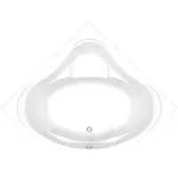 Акриловая ванна 160x160 см Bas Мега B00024