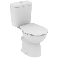 Унитаз-компакт Vidima Seva Fresh E408861 с сиденьем микролифт, белый