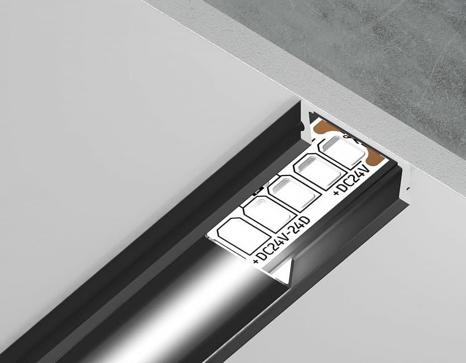 Профиль накладной Ambrella Light GP GP1700BK/BK