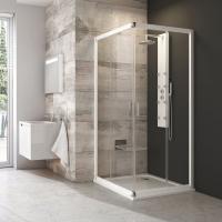 Душевой уголок Ravak Blix BLRV2K-90 1XV70100Z1 белый+стекло Transparent