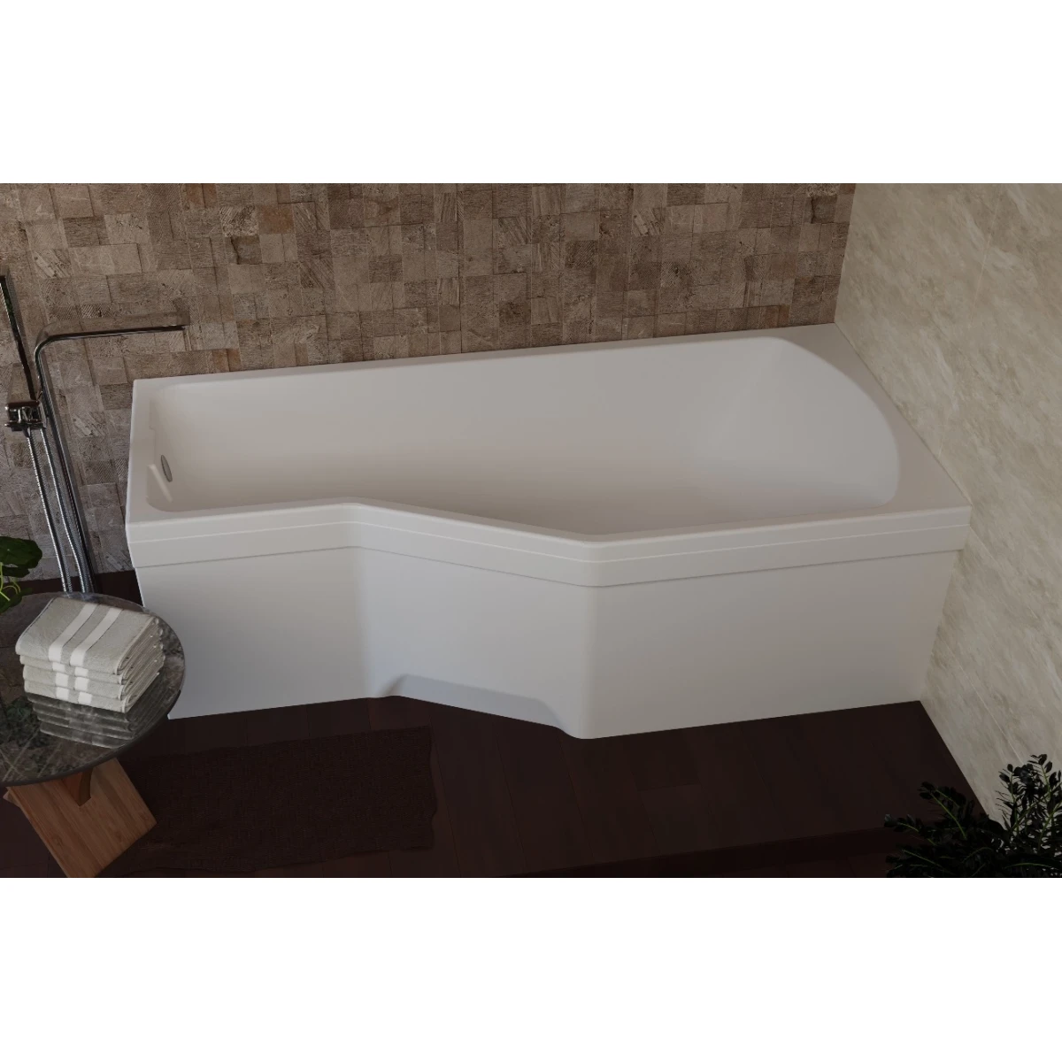 Акриловая ванна 150x75 см Marka One Convey R 01кон1575п