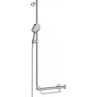 Душевой набор hansgrohe Raindance Select S 120 3jet 26324000 со штангой 110 см левосторонний хром