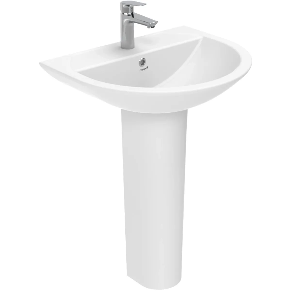 Раковина Creavit Selin SL060-00CB00E-0000 60,4x50,1 см, подвесная, белый