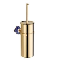 Ершик для унитаза THG Ptale de Cristal bleu U6B.F01.4720C золото