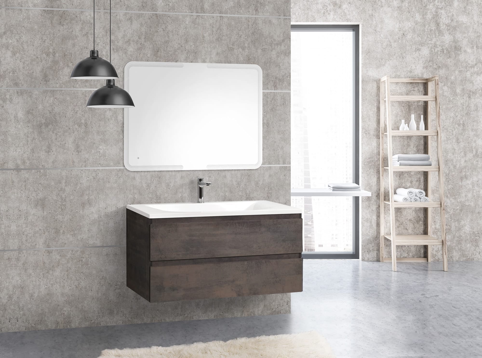 Тумба под раковину Cezares MODERNO MOLVENO-100-2C-SO-OSS