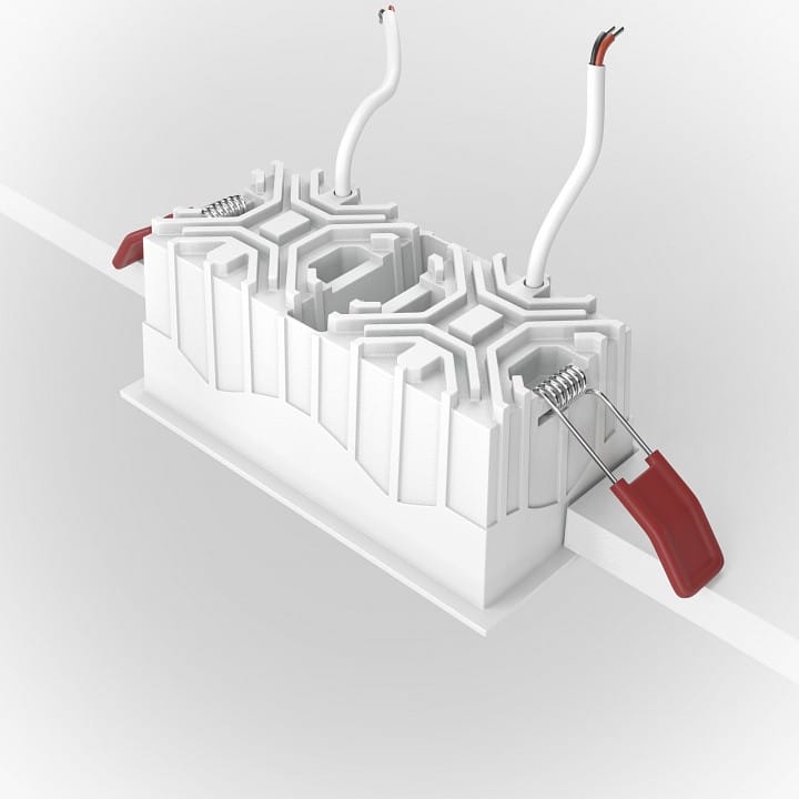 Встраиваемый светильник Maytoni Technical Альфа DL043-02-10W4K-D-SQ-W