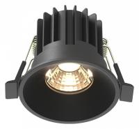Встраиваемый светильник Maytoni Technical Раунд DL058-7W3K-B