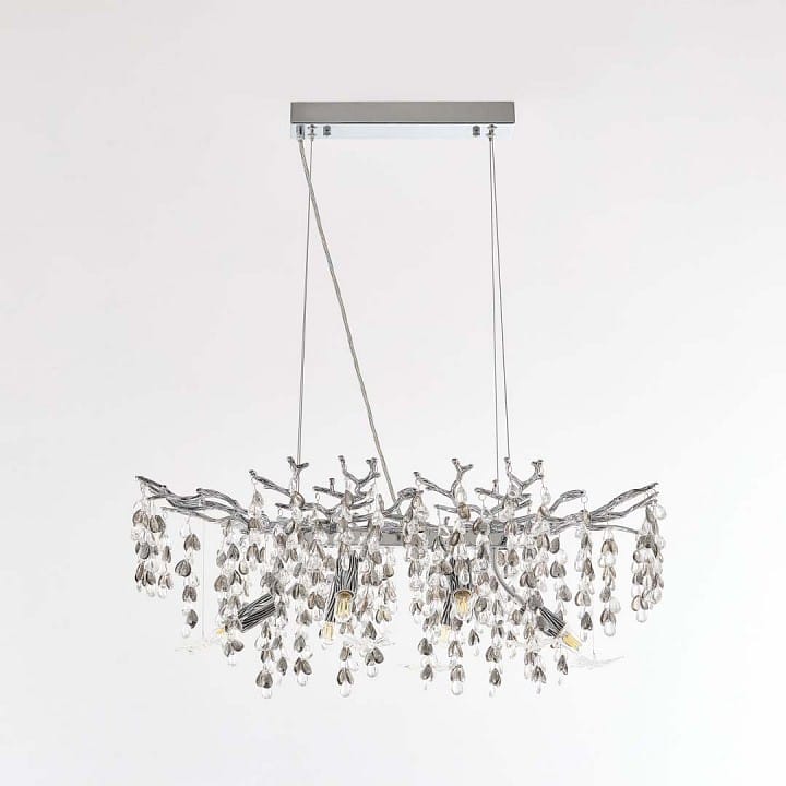 Подвесная люстра Arte Milano Веточка 230210.700.6.E14.H3 CB Clear-Smoky BUT-Clear