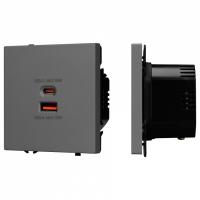 Розетка 2хUSB type A и C без рамки Arlight SCT 054319