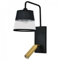 Бра с подсветкой Escada 598 598/1A Black/Brass