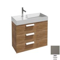 Тумба под раковину 80 см Jacob Delafon Rythmik EB1308-N29 серая кожа