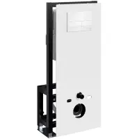 Инсталляция для унитаза WasserKRAFT Glan 66 66TLT.010.ME.WH.WM04 с кнопкой смыва, белый матовый