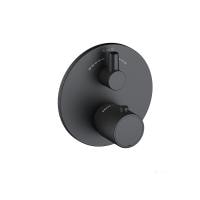 Термостатический смеситель для ванны Kludi Zenta SL 388103945 черный матовый