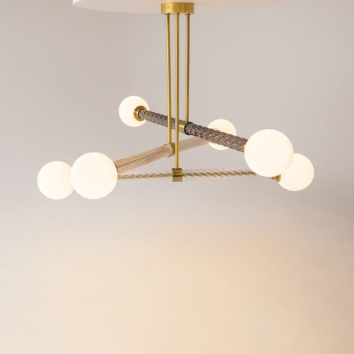 Люстра на штанге Maytoni Театро MOD287PL-06BS