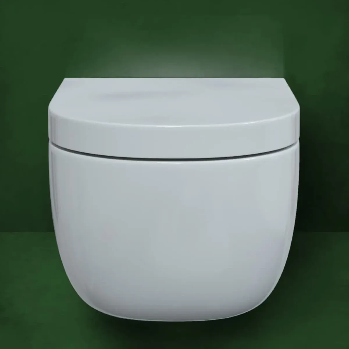 Унитаз подвесной Berges Ego XL 082124 безободковый, с сиденьем микролифт, белый